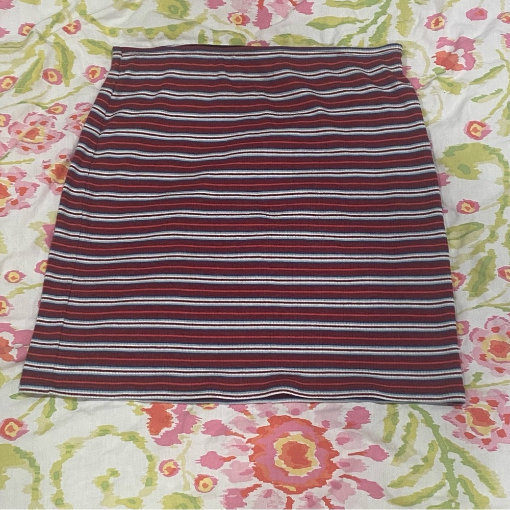 Striped Skirt By Hollister